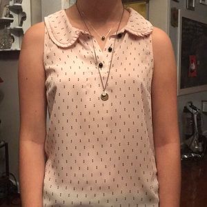 Baby pink ELLE blouse